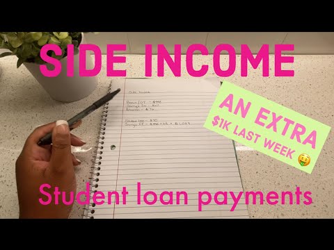 STUDENT LOAN DEBT UPDATE | Side income | $9,578 left