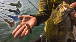 Finesse Football Jig on the Great Lakes for BIG smallmouth!