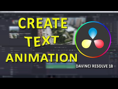 How To Create Text Animation | DaVinci Resolve 18 Tutorial