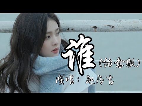 赵乃吉 - 谁 （治愈版）『你的绝情让我受罪，面对你的背叛 无力挽回，告别你的无情 我的无悔。』『动态歌词MV』