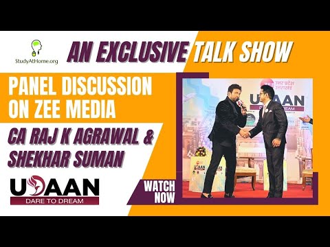 An exclusive talk show of CA Raj K Agrawal with Shekhar Suman | Panel Discussion on Zee Media