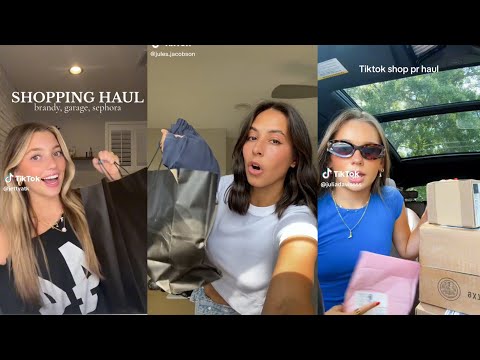 Summer shopping haul - TikTok compilation 🛍️😋