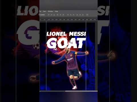 Lionel Messi FC Barcelona Poster Design