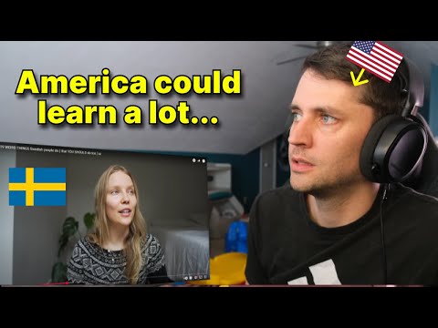 American reacts to 19 WEIRD THINGS Swedish people do