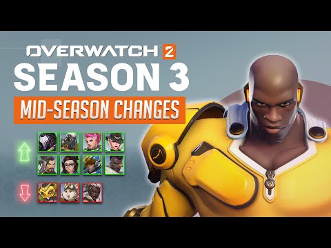 Overwatch 2 - EVERY HERO CHANGE for the MID-SEASON 3 PATCH