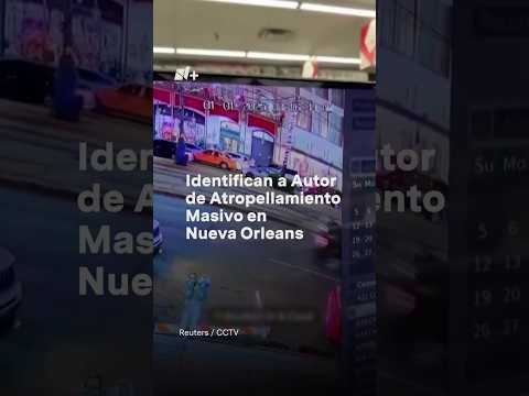 Identifican a autor de atropellamiento masivo en Nueva Orleans #nmas #eua #shorts