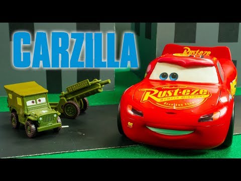 CARZILLA Jackson Storm Lightning McQueen Giant Cars Disney wheels Movie Shorts