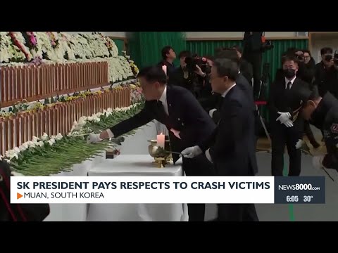 South Korean acting president pays respect to plane crash victims