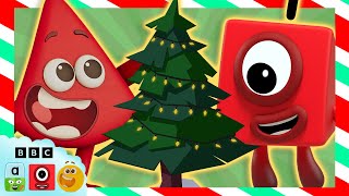 Let's go on a Christmas Adventure! ⛄🌍 | Learn to Read, Count and Colours | Learningblocks