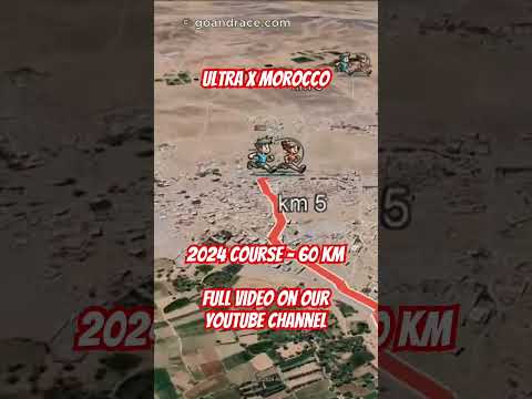 Ultra X Morocco 2024: fly over the 60 km course! Video of the race path.