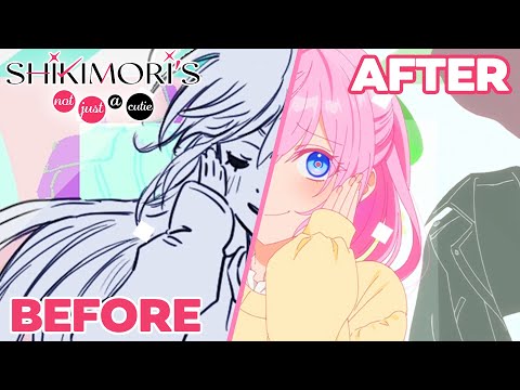 Shikimori’s Not Just a Cutie OP | Side-by-Side