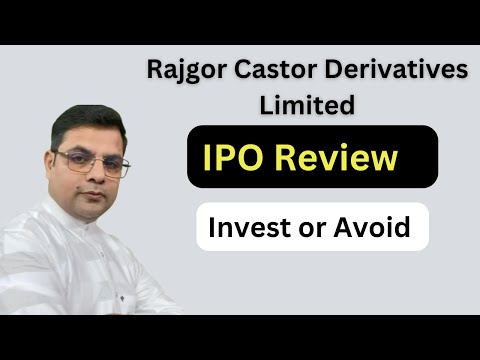 Rajgor Castor Derivatives Limited IPO (Rajgor Castor Derivatives IPO) Detail| GMP of Rajgor Castor