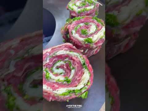 Surf and Turf Pinwheels Recipe | Over The Fire Cooking by Derek Wolf