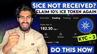 Ice Network Distribution Again | Ice Mining Step 3 Kyc | Ice Mining Quiz Kyc and New Withdrawal