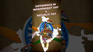 Difference between Independence & Republic Day #78thindependenceday #independenceday #republicday