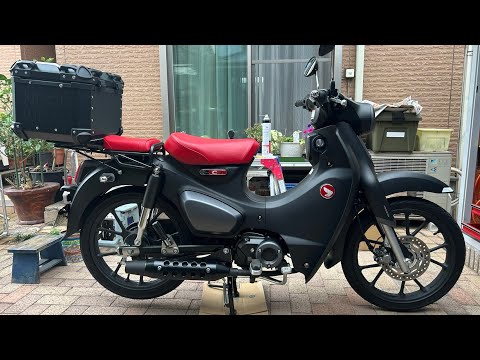 スーパーカブC125 JA71タンデムシート✨リアキャリア取り付け