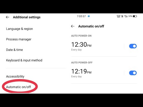 Realme8 // Device Automatic On/ Off / Time Setting// setting