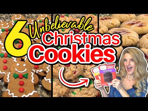 Unbelievable CHRISTMAS COOKIES That Will BLOW YOUR MIND! | BOX CAKE MIX COOKIE RECIPES