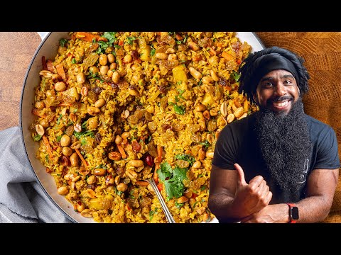 A feel good ANTI-INFLAMMATORY Indian BIRYANI | Easy healthy Vegan and Vegetarian dinner recipe