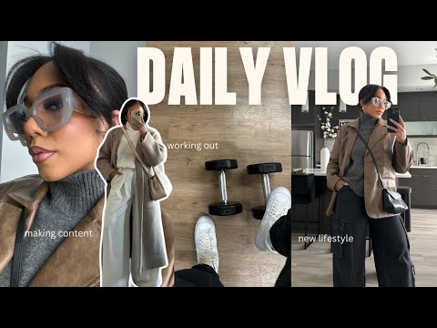 daily vlog |  getting settled in, chatting, working from home & more | Faceovermatter