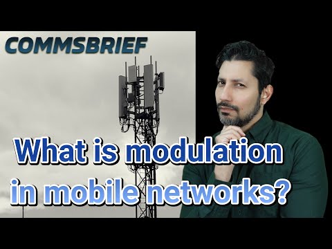 What is modulation in mobile networks?