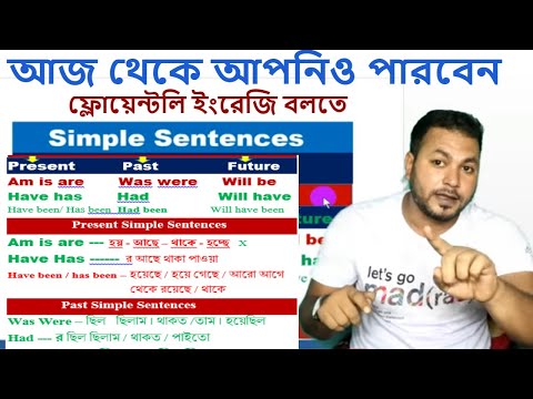 Simple Sentences in English l  Basic English Grammar Lessons For Beginners l Class 1