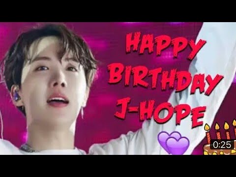 BTS J-HOPE💜 BIRTHDAY WHATSAPP STATUS