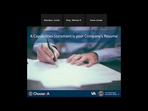 How to Create an Effective Capabilities Statement  (3.14.2023)