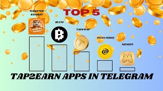 Top 5 Tap2Earn Apps on Telegram | CRYPTO MINER