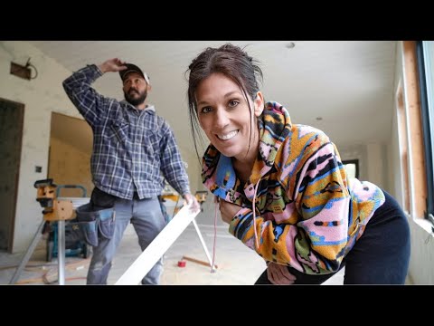 Installing the Ceiling In Our Mountain Home Build (We’ve Never Done This Before)