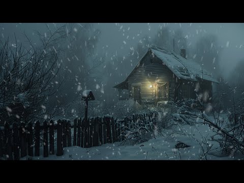 Snowstorm White Noise & Heavy Snowfall Sounds | Calming Winter Blizzard for Deep Relax, Better Sleep