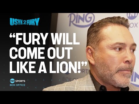 EXCLUSIVE: Oscar De La Hoya backs Tyson Fury to do 'something special' against Oleksandr Usyk 🔥