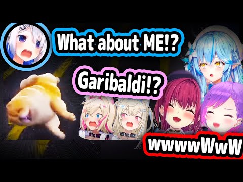 HoloJP Reacts To Clip Of FuwaMoco Ignoring Kanata For Garibaldi【Hololive】