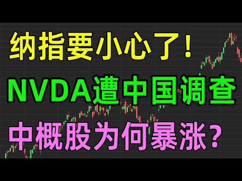 美股收评1209，纳指要小心，NVDA 遭中国调查，中概股为何暴涨？