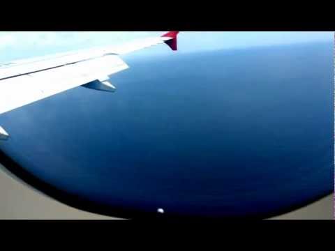 Landing at Ibrahim Nasir International Airport (Hulhule) Male MALDIVES