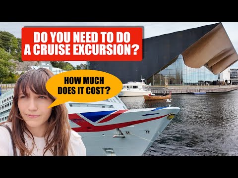 Kristiansand P&O Aurora Norwegian Cruise What can YOU DO in PORT? How much do excursions cost?