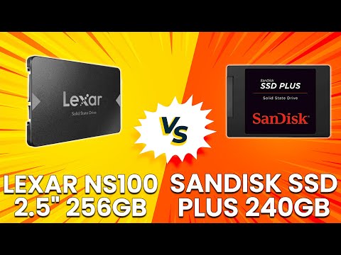 Lexar NS100 2.5" 256GB vs SanDisk SSD Plus 240GB - A SSD Comparison! (Which One Is Superior?)