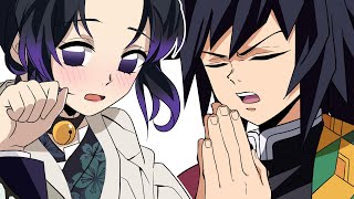 Shinobu's sad cat dance - Kimetsu no Yaiba animation