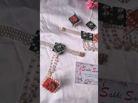 best baby shower jewellery design , sakhisaheli handmade jewellery