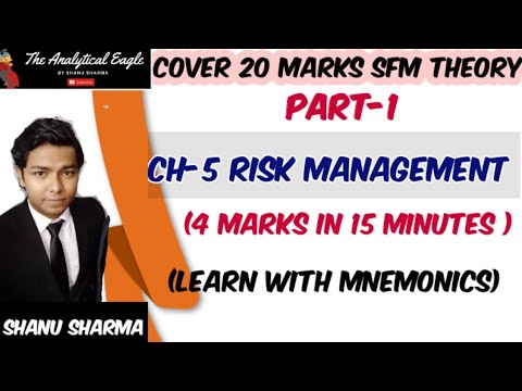 Risk Management (SM, Past Exam) with Mnemonics | CA Final SFM Theory 20 Marks | The Analytical Eagle