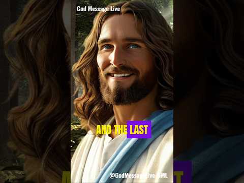 "The Last Shall Be First"| God Message Live | #jesus #motivation #shorts