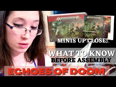 Echoes of Doom Minis Up Close! And What You Need to Know before Assembly