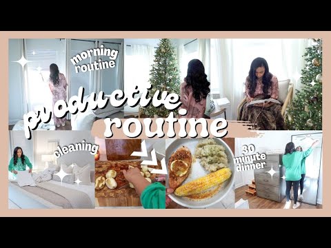 PRODUCTIVE DAY | MORNING ROUTINE, CLEANING, & COOK WITH ME // LoveLexyNicole