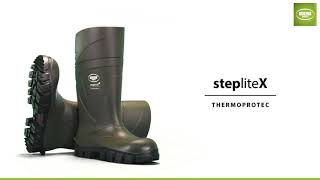 StepliteX ThermoProtec, puntera y suela sin metal (S5), verde