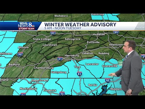 Impact: Light Snow & Wintry Mix Early Tuesday