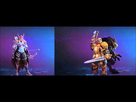 Genn vs Sylvanas and Lunara - Heroes of the Storm