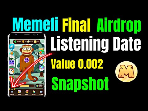 Memefi Airdrop & listing date | memefi airdrop snapshot 15 Nov | Memefi Airdrop Listing 22 November