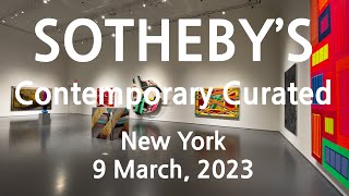 Sotheby's 'Contemporary Curated' Sale 2023 HIGHLIGHT - 뉴욕 소더비 '컨템포러리 큐레이티드' 봄경매 하이라이트