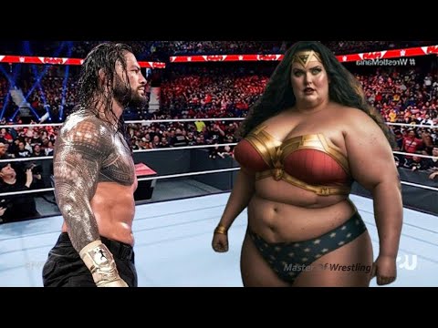 🔥"Tribal Chief" Roman Reigns vs. Wonder Woman | WWE Clash At The Castle, Main Event Match🔥