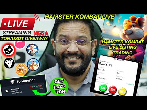 LIVE HAMSTER KOMBAT AIRDROP LISTING & TRADING. HAMSTER KOMBAT LISTING PRICE